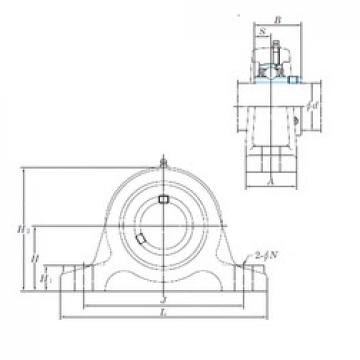 KOYO UCIP208-25 تحمل وحدات