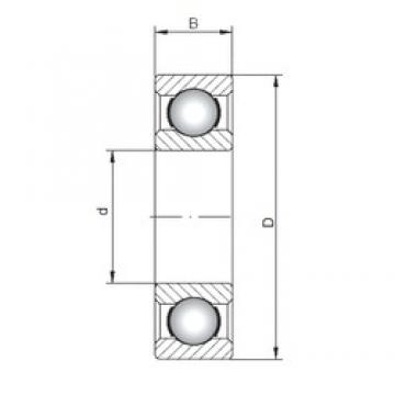 150 mm x 270 mm x 45 mm  ISO 6230 الكرات الأخدود العميق