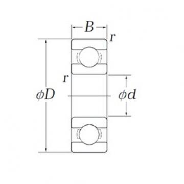 6,35 mm x 15,875 mm x 4,978 mm  KOYO EE11/2 الكرات الأخدود العميق