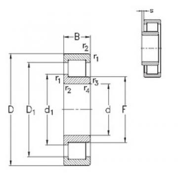 30 mm x 62 mm x 16 mm  NKE NJ206-E-MPA محامل أسطوانية