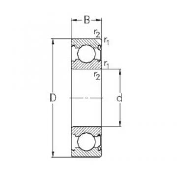 60 mm x 130 mm x 31 mm  NKE 6312-Z الكرات الأخدود العميق