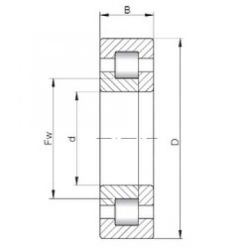 130 mm x 200 mm x 33 mm  ISO NUP1026 محامل أسطوانية