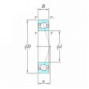 150 mm x 225 mm x 35 mm  KOYO 3NCHAC030C الاتصال الكرات الزاوي