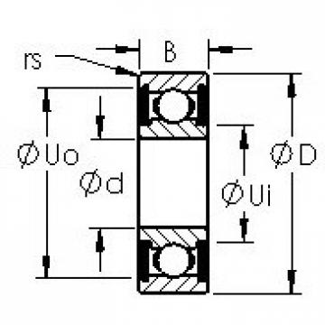 AST 6310-2RS الكرات الأخدود العميق