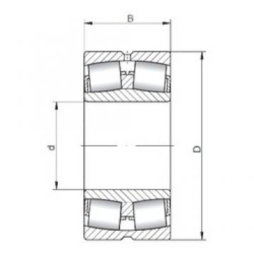 480 mm x 650 mm x 128 mm  ISO 23996W33 محامل كروية