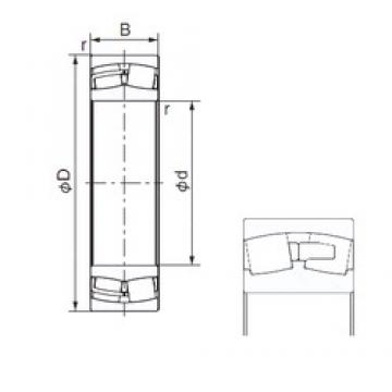 160 mm x 290 mm x 80 mm  NACHI 22232E محامل أسطوانية