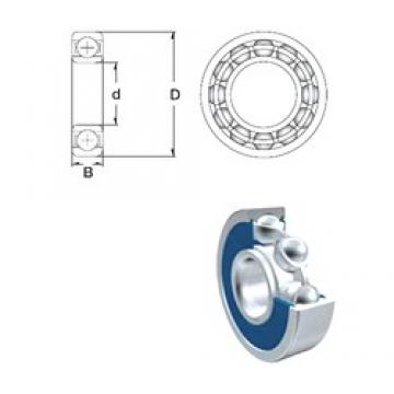 30 mm x 37 mm x 4 mm  ZEN S61706-2RS الكرات الأخدود العميق