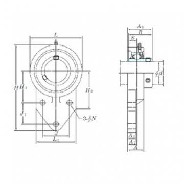 KOYO UCFB206-19 تحمل وحدات