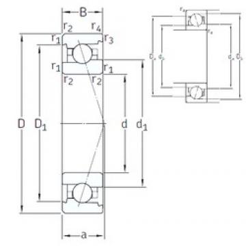 120 mm x 180 mm x 28 mm  SNFA VEX 120 /NS 7CE3 الاتصال الكرات الزاوي