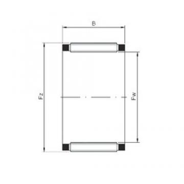 ISO K15X20X17 محامل إبرة الأسطوانة