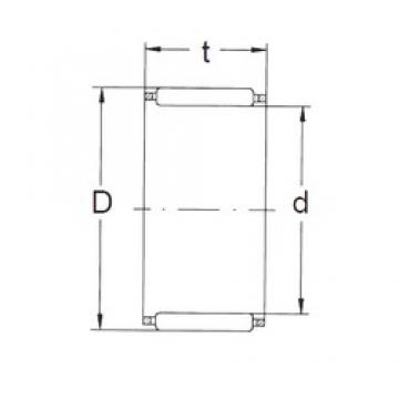 FBJ K19X23X17 محامل إبرة الأسطوانة