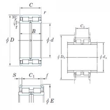 65 mm x 100 mm x 46 mm  KOYO DC5013NR محامل أسطوانية