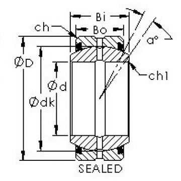 AST GEZ50ES-2RS محامل عادي