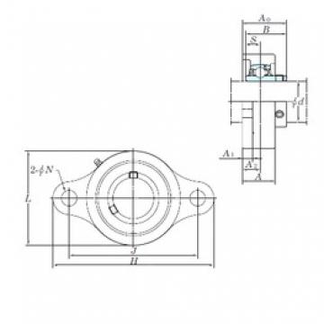 KOYO UCSFL207H1S6 تحمل وحدات