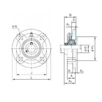 NACHI UCFC217 تحمل وحدات