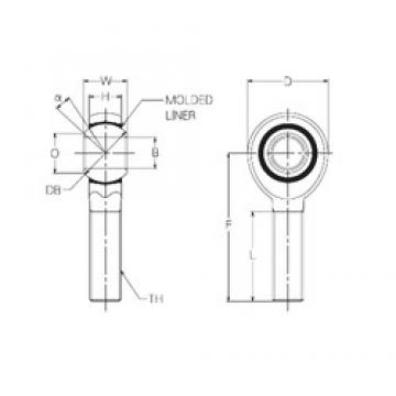 5 mm x 16 mm x 5 mm  NMB RBM5E محامل عادي