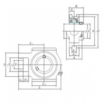 KOYO UCT208-24E تحمل وحدات