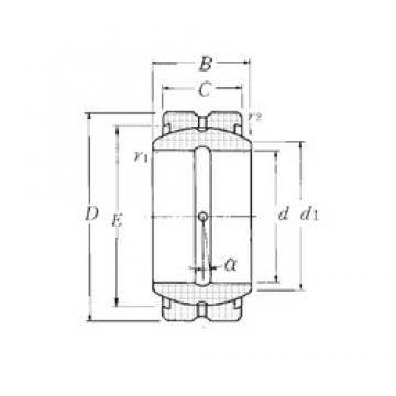 17 mm x 30 mm x 14 mm  NTN SA1-17B محامل عادي