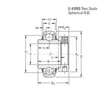 60 mm x 110 mm x 61,91 mm  Timken GE60KRRB الكرات الأخدود العميق