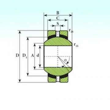 12 mm x 30 mm x 16 mm  ISB SSR 12 محامل عادي