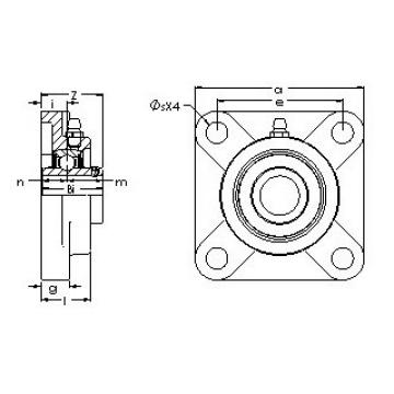 AST UCF 214-44E تحمل وحدات