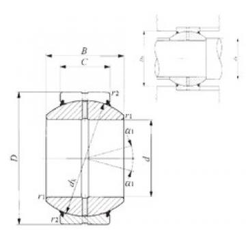 140 mm x 230 mm x 130 mm  IKO GE 140GS-2RS محامل عادي