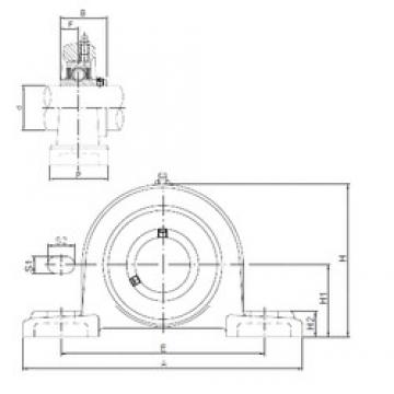 ISO UCP312 تحمل وحدات