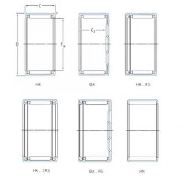 SKF BK0709 محامل إبرة الأسطوانة