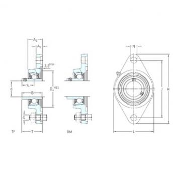 SKF FYT 1.11/16 TF تحمل وحدات