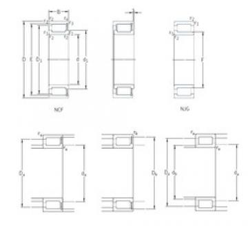 420 mm x 560 mm x 82 mm  SKF NCF2984V محامل أسطوانية