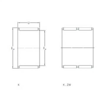 SKF K5x8x8TN محامل إبرة الأسطوانة