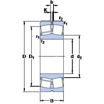 110 mm x 240 mm x 80 mm  SKF 22322 EJA/VA405 محامل كروية