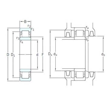 60 mm x 130 mm x 31 mm  SKF NU312ECM/HC5C3 محامل أسطوانية