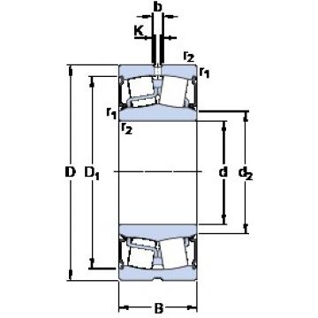 90 mm x 190 mm x 73 mm  SKF BS2-2318-2RS5/VT143 محامل كروية