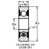 AST LD205-2RS الكرات الأخدود العميق