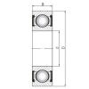 12 mm x 37 mm x 12 mm  ISO 6301 ZZ الكرات الأخدود العميق