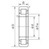 100 mm x 215 mm x 73 mm  NACHI NUP 2320 E محامل أسطوانية