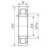 85 mm x 150 mm x 28 mm  NACHI NU 217 محامل أسطوانية