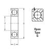 25 mm x 62 mm x 17 mm  Timken 305WG الكرات الأخدود العميق