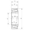 15,875 mm x 41,275 mm x 14,681 mm  ISO 03062/03162 تناقص الأسطوانة المحامل