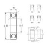 65 mm x 140 mm x 33 mm  KOYO 6313-2RS الكرات الأخدود العميق #1 small image