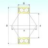 65 mm x 140 mm x 58,7 mm  ISB 3313-2RS الاتصال الكرات الزاوي