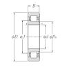 100 mm x 180 mm x 34 mm  NTN NJ220E محامل أسطوانية #1 small image