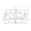 85 mm x 150 mm x 25 mm  NACHI 29317EX المحامل الدوارة الاتجاه