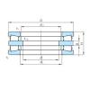 260 mm x 360 mm x 20 mm  PSL PSL 911-2 المحامل الدوارة الاتجاه