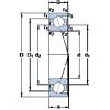 17 mm x 26 mm x 5 mm  SKF 71803 CD/HCP4 الاتصال الكرات الزاوي #1 small image