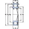 45 mm x 68 mm x 12 mm  SKF S71909 ACD/P4A الاتصال الكرات الزاوي #1 small image