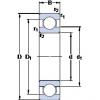 200 mm x 310 mm x 51 mm  SKF 6040 M الكرات الأخدود العميق #1 small image