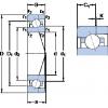 7 mm x 19 mm x 6 mm  SKF 707 ACE/HCP4AH الاتصال الكرات الزاوي #1 small image