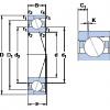 190 mm x 260 mm x 33 mm  SKF 71938 CD/P4AH1 الاتصال الكرات الزاوي